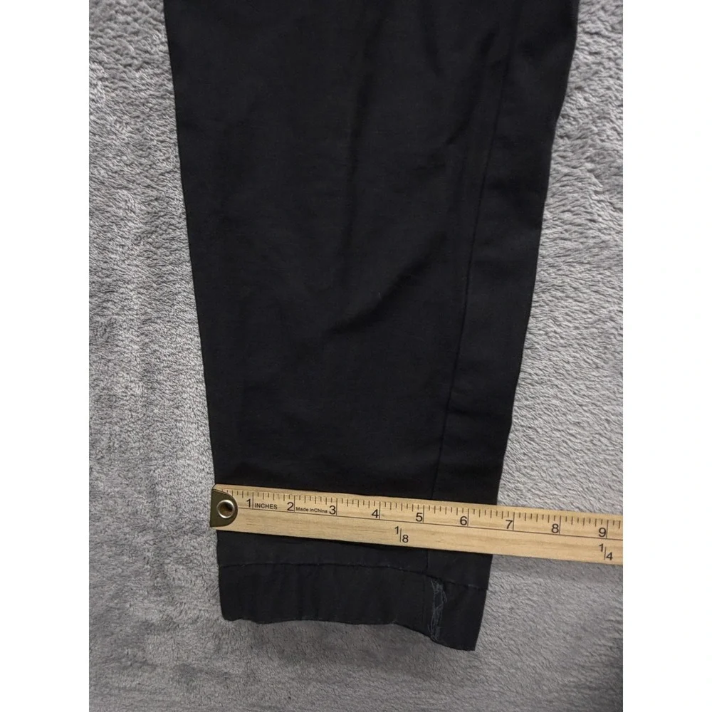 True Religion Pants Mens Measured 37x31 Black Cargo Slim Tapered Logo Cuffed‎